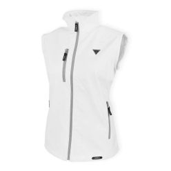   Dressa Softshell vízálló női mellény polár béléssel - fehér