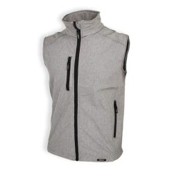   Dressa Softshell vízálló férfi mellény polár béléssel - szürke