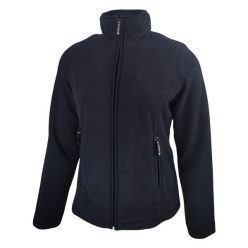   Dressa Basic Thermo nagyméretű cipzáros hosszú ujjú női polár felső - sötétkék