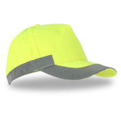   Dressa 5 paneles munkavédelmi láthatósági baseball sapka - sárga