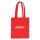 Dressa Shopping Bag pamutvászon bevásárló táska - piros